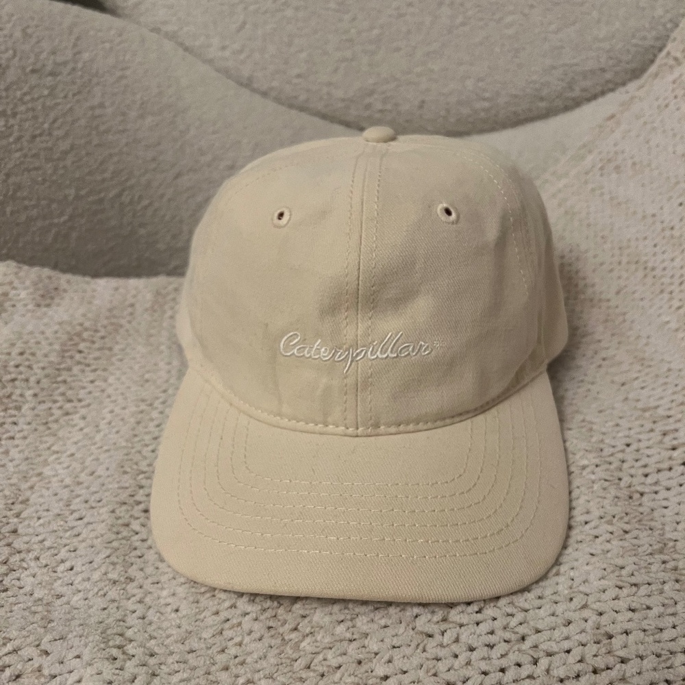 Caterpillar Embroidered Hat ** RARE **